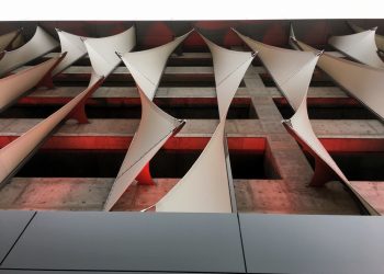 Tensile Facade Parking Garage | TensionStructures.com