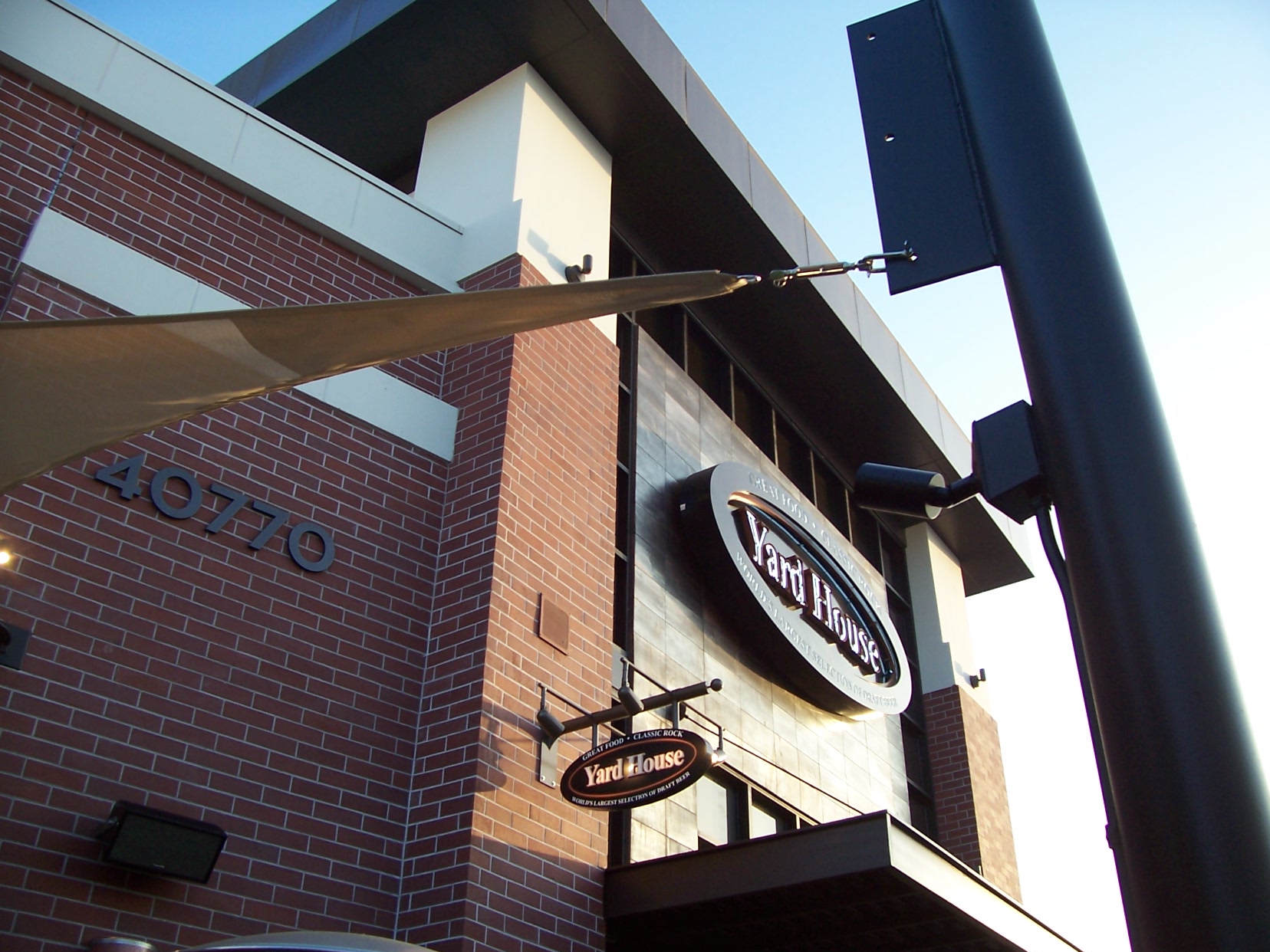 The Yard House Restaurant – Temecula, CA – Tension Structures