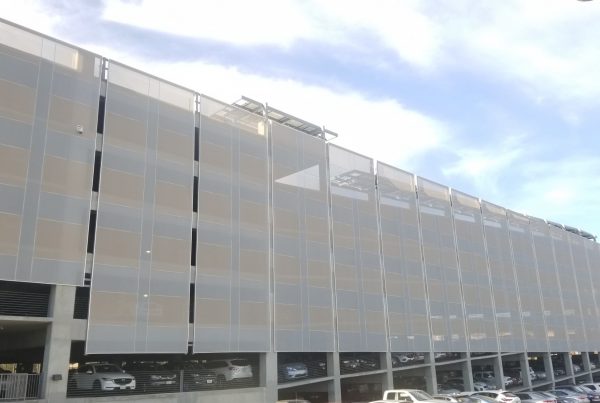 Tensile Facades Parking Garage | TensionStructures.com