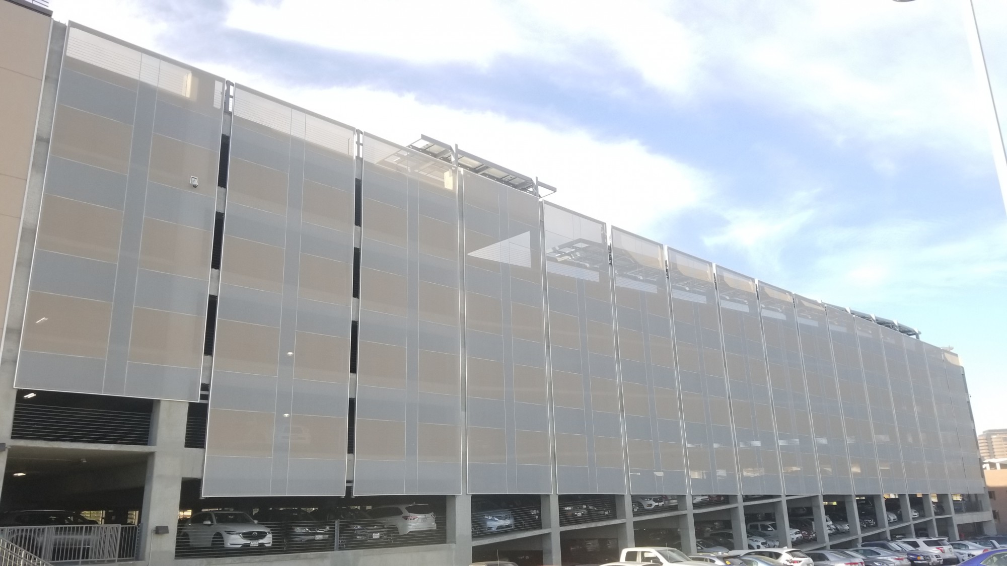 Tensile Facades Parking Garage | TensionStructures.com