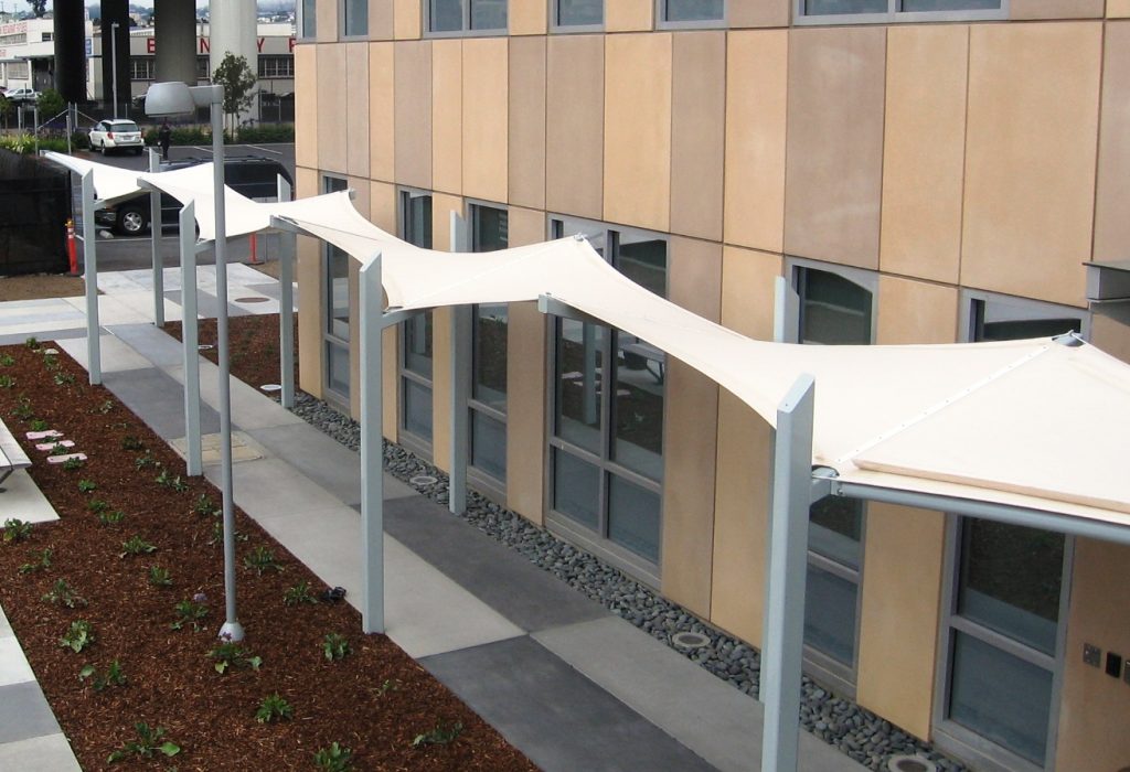 Entryways, Walkways, and Waiting Areas: Protecting Customers with Tensile Fabric Structures