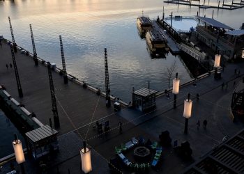 DC Wharf Lanterns | Tension Structures