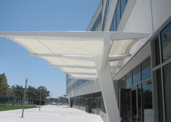 Tensile Fabric Architecture & Business Parks_Southern California Entrance Canopy