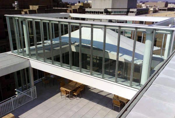 Tensile Fabric Architecture & Business Parks_Washington DC Rooftop Canopy