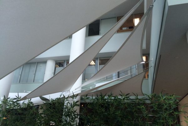 The Benefits of a Tensioned Fabric Roof for Atriums & Courtyards
