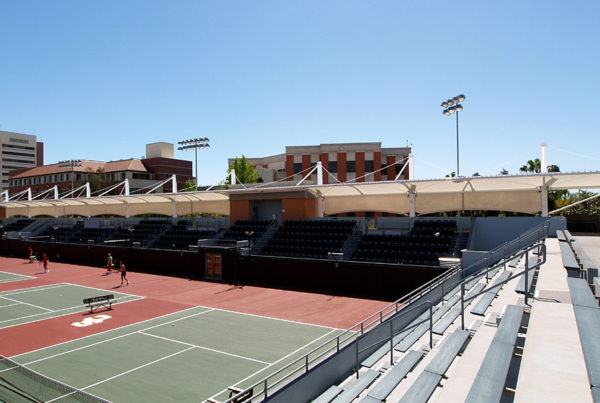 USC Tennis Stadium Shade Canopies