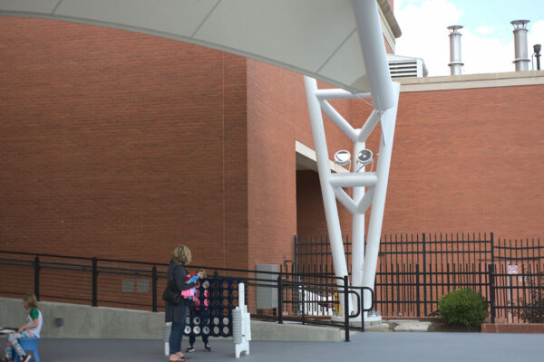 Tension Structure at the Clay Center Sculpture Garden